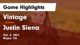 Vintage  vs Justin Siena Game Highlights - Oct. 6, 2021