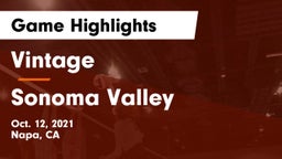 Vintage  vs Sonoma Valley  Game Highlights - Oct. 12, 2021