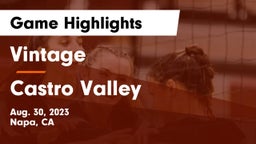 Vintage  vs Castro Valley  Game Highlights - Aug. 30, 2023