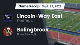 Recap: Lincoln-Way East  vs. Bolingbrook  2022