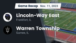 Recap: Lincoln-Way East  vs. Warren Township  2023