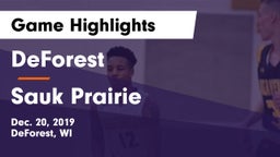 DeForest  vs Sauk Prairie  Game Highlights - Dec. 20, 2019