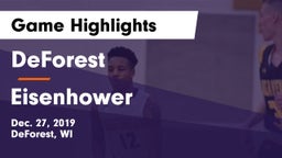 DeForest  vs Eisenhower  Game Highlights - Dec. 27, 2019
