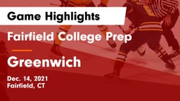 Fairfield College Prep  vs Greenwich  Game Highlights - Dec. 14, 2021