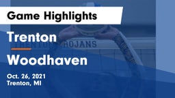 Trenton  vs Woodhaven Game Highlights - Oct. 26, 2021