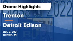 Trenton  vs Detroit Edison Game Highlights - Oct. 2, 2021