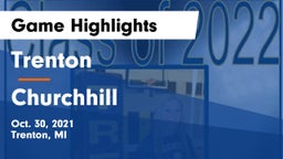Trenton  vs Churchhill Game Highlights - Oct. 30, 2021
