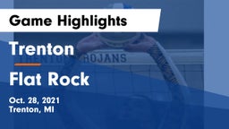Trenton  vs Flat Rock Game Highlights - Oct. 28, 2021