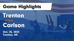 Trenton  vs Carlson Game Highlights - Oct. 25, 2022