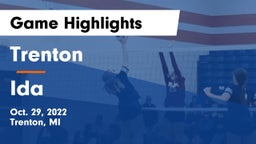 Trenton  vs Ida Game Highlights - Oct. 29, 2022