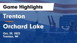 Trenton  vs Orchard Lake Game Highlights - Oct. 29, 2022