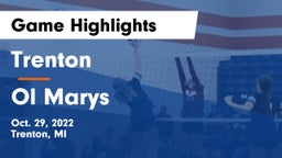 Trenton  vs Ol Marys Game Highlights - Oct. 29, 2022