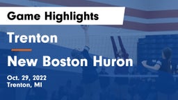 Trenton  vs New Boston Huron Game Highlights - Oct. 29, 2022