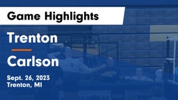 Trenton  vs Carlson Game Highlights - Sept. 26, 2023