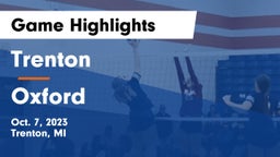 Trenton  vs Oxford Game Highlights - Oct. 7, 2023