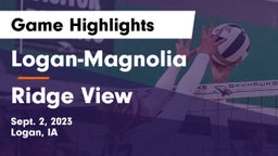 Logan-Magnolia  vs Ridge View  Game Highlights - Sept. 2, 2023