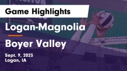 Logan-Magnolia  vs Boyer Valley  Game Highlights - Sept. 9, 2023
