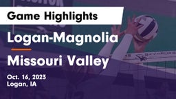Logan-Magnolia  vs Missouri Valley  Game Highlights - Oct. 16, 2023