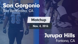 Matchup: San Gorgonio High vs. Jurupa Hills  2015