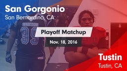 Matchup: San Gorgonio High vs. Tustin  2016