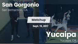 Matchup: San Gorgonio High vs. Yucaipa  2017