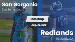 Matchup: San Gorgonio High vs. Redlands  2019