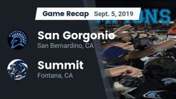 Recap: San Gorgonio  vs. Summit  2019