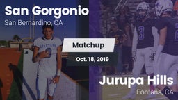 Matchup: San Gorgonio High vs. Jurupa Hills  2019