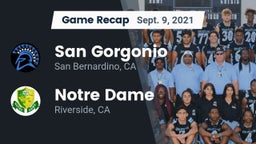 Recap: San Gorgonio  vs. Notre Dame  2021