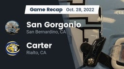 Recap: San Gorgonio  vs. Carter  2022