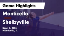 Monticello  vs Shelbyville Game Highlights - Sept. 7, 2023