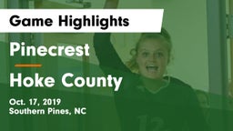 Pinecrest  vs Hoke County  Game Highlights - Oct. 17, 2019