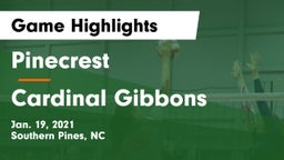 Pinecrest  vs Cardinal Gibbons  Game Highlights - Jan. 19, 2021
