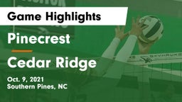 Pinecrest  vs Cedar Ridge Game Highlights - Oct. 9, 2021