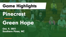 Pinecrest  vs Green Hope Game Highlights - Oct. 9, 2021