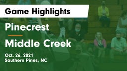 Pinecrest  vs Middle  Creek Game Highlights - Oct. 26, 2021