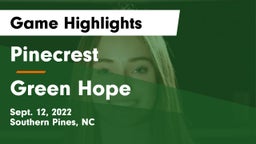 Pinecrest  vs Green Hope Game Highlights - Sept. 12, 2022