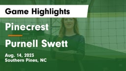 Pinecrest  vs Purnell Swett  Game Highlights - Aug. 14, 2023