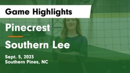 Pinecrest  vs Southern Lee Game Highlights - Sept. 5, 2023