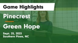 Pinecrest  vs Green Hope  Game Highlights - Sept. 25, 2023