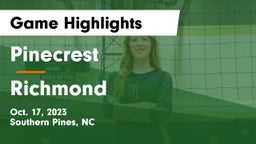 Pinecrest  vs Richmond  Game Highlights - Oct. 17, 2023