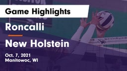 Roncalli  vs New Holstein  Game Highlights - Oct. 7, 2021