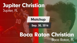Matchup: Jupiter Christian vs. Boca Raton Christian  2016
