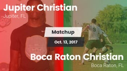 Matchup: Jupiter Christian vs. Boca Raton Christian  2017