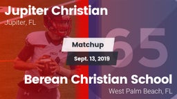 Matchup: Jupiter Christian vs. Berean Christian School 2019