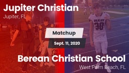 Matchup: Jupiter Christian vs. Berean Christian School 2020