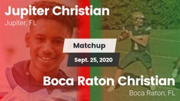 Matchup: Jupiter Christian vs. Boca Raton Christian  2020