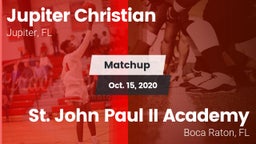 Matchup: Jupiter Christian vs. St. John Paul II Academy 2020