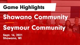 Shawano Community  vs Seymour Community  Game Highlights - Sept. 16, 2021