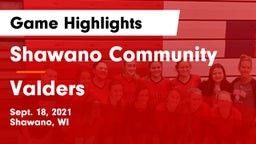 Shawano Community  vs Valders  Game Highlights - Sept. 18, 2021